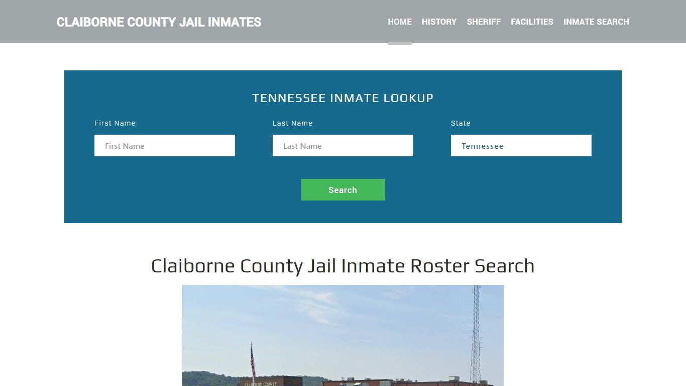 Claiborne County Jail Inmate Roster Lookup, New Tazewell, TN